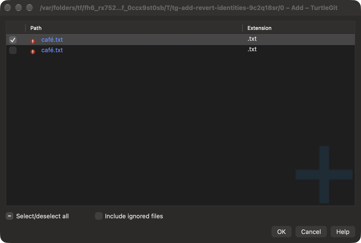 Add exact selection, dark