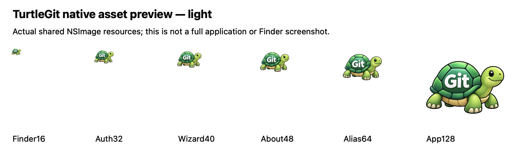 Light native branding asset preview