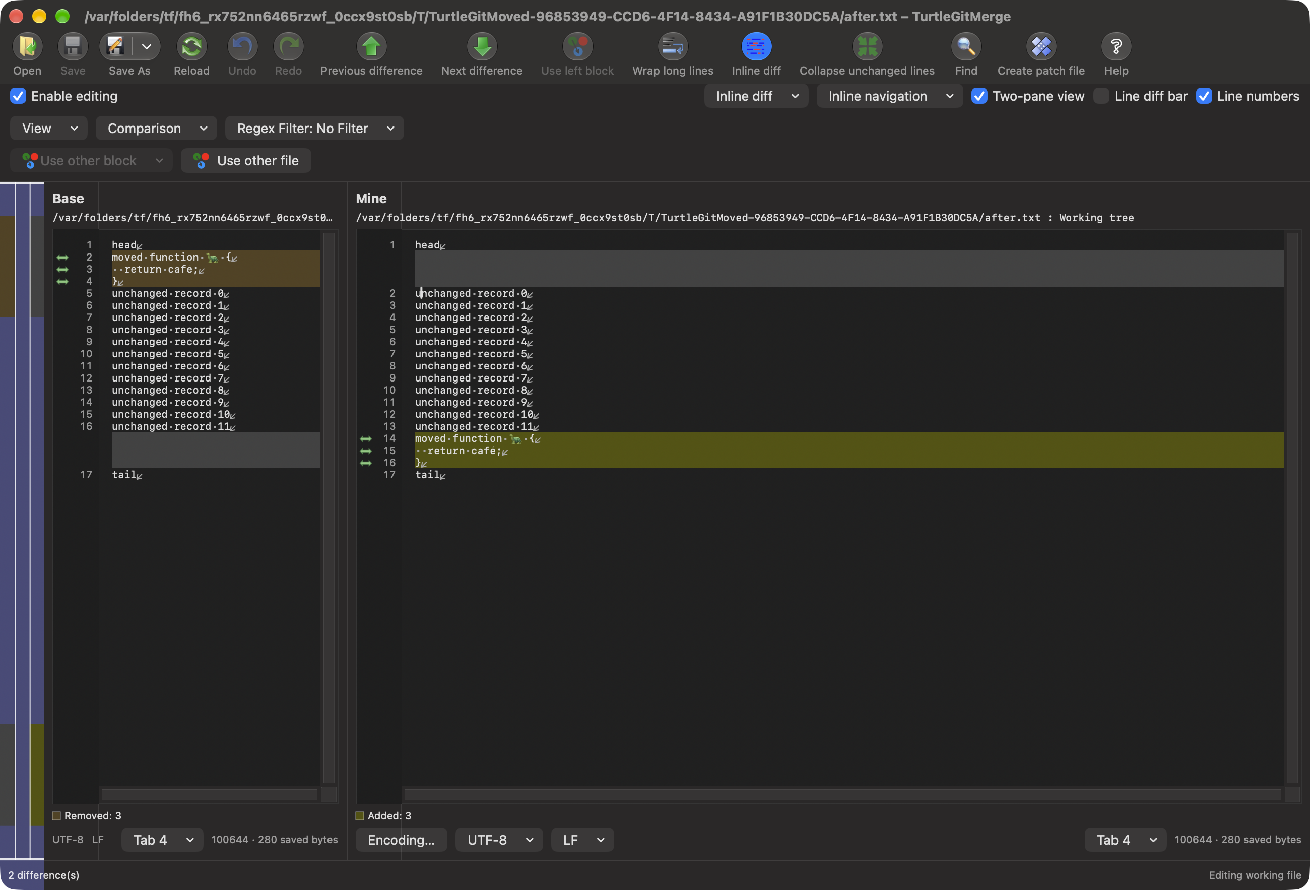 Moved block source and destination margins, dark