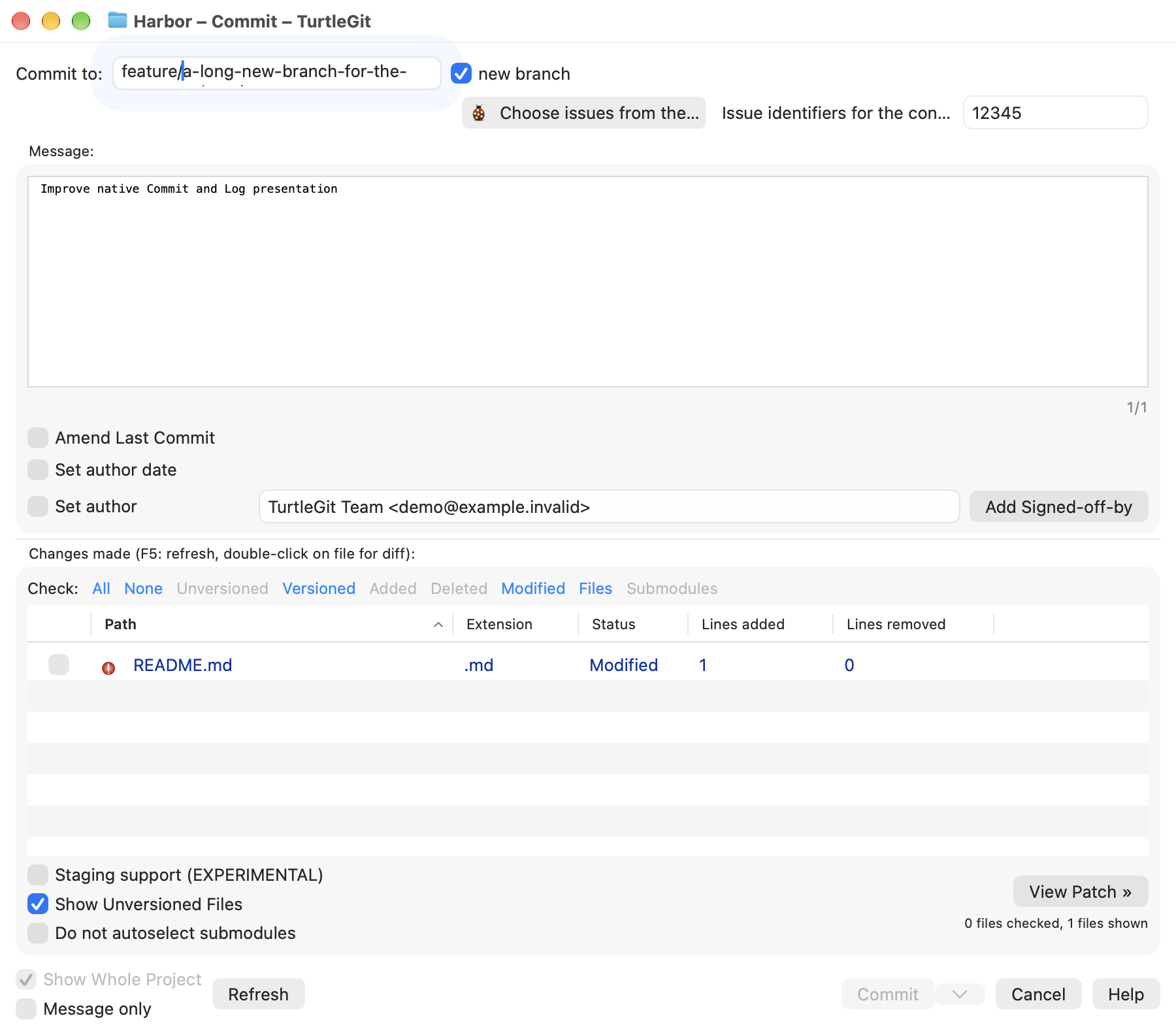 Native commit-header-light