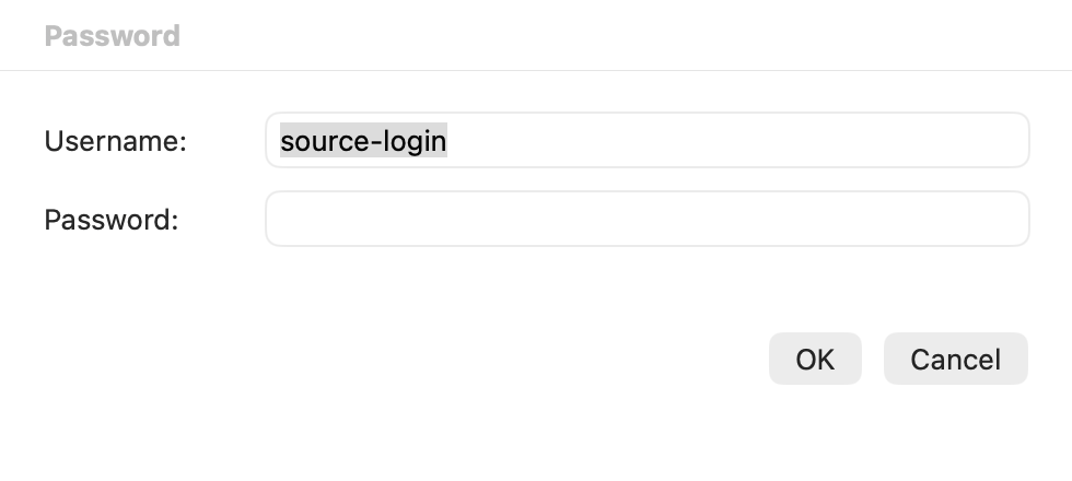 Password editor, light