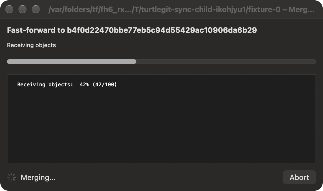 Sync child progress, controlled live sample in dark mode